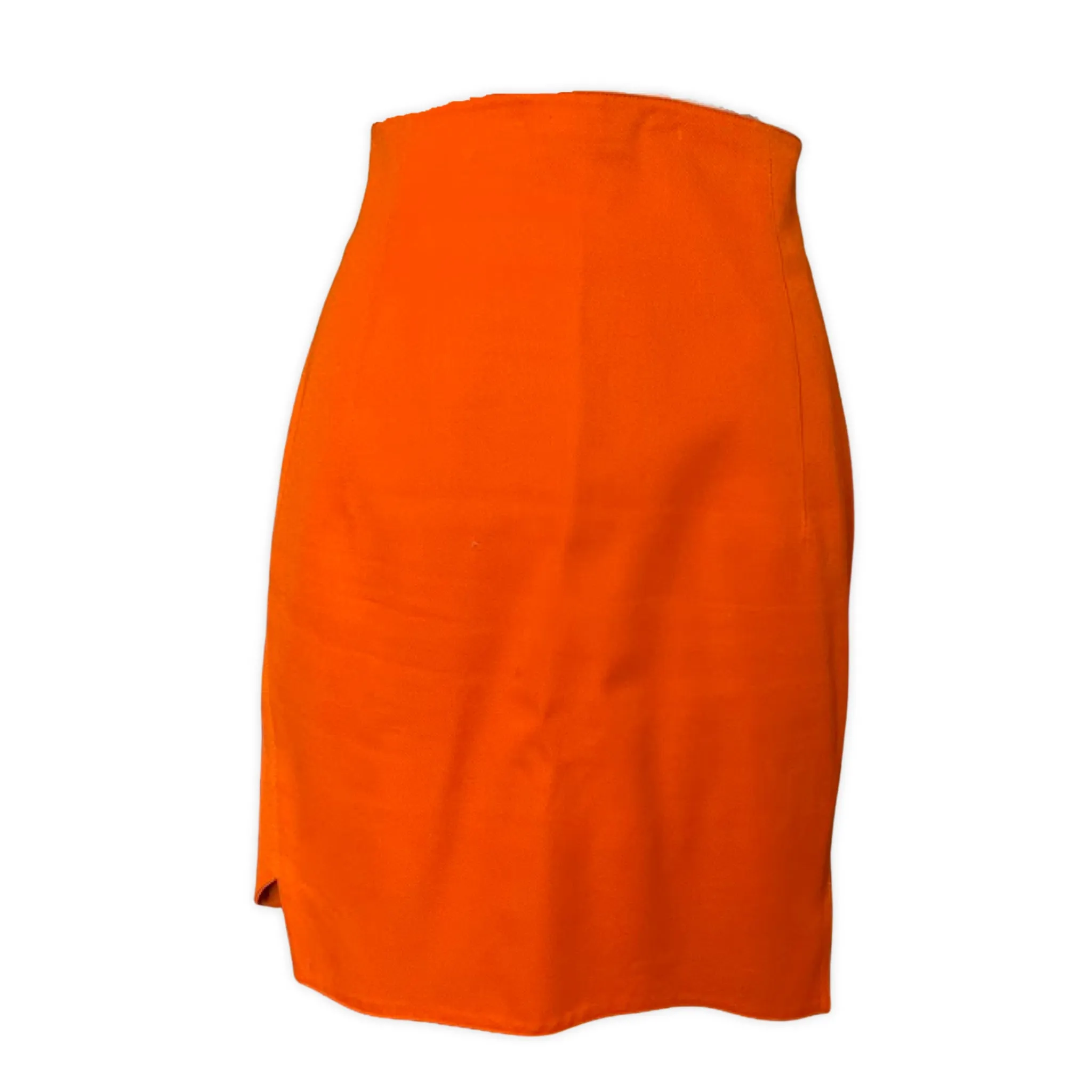 MONTANA Orange Skirt Suit Set | Size 42