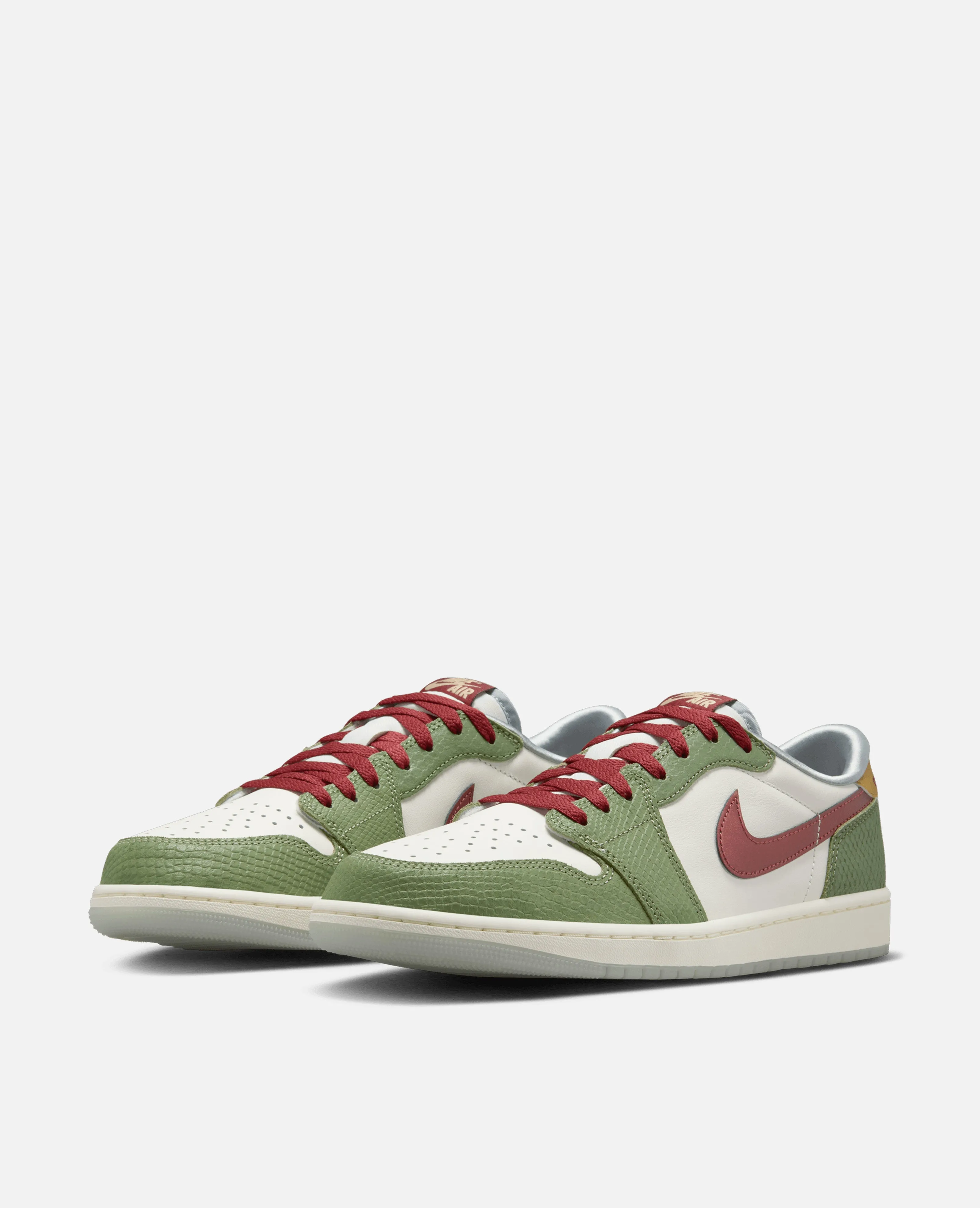 Nike Air Jordan 1 Retro Low OG CNY (Sail/Cedar-Oil Green-Light Pumice)