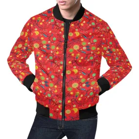 Nipin Blossom Fire Bomber Jacket for Men