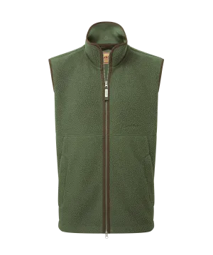 Oakham Retro Fleece Gilet - Woodland