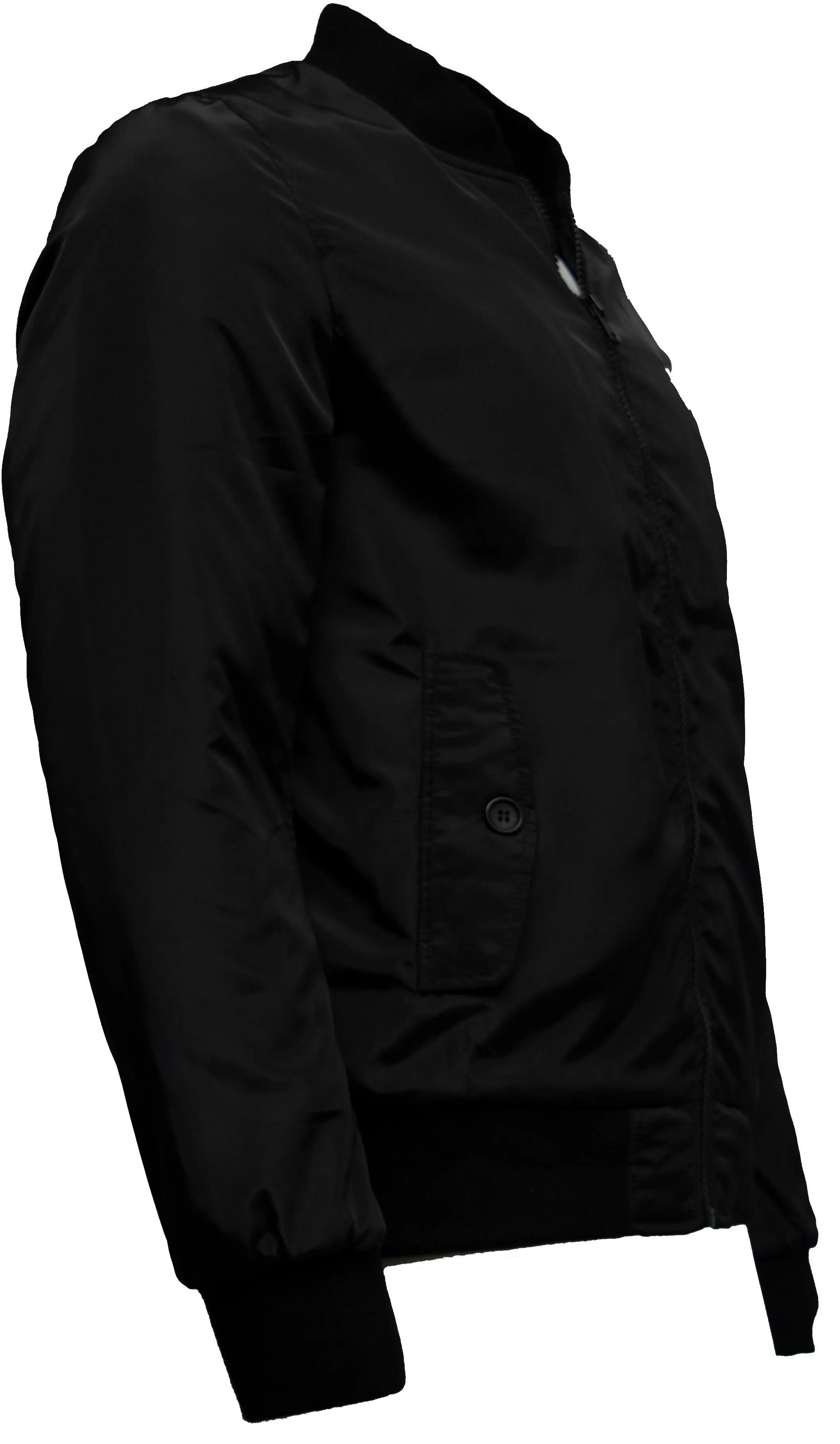 Omar Guevara Satin Bomber Jacket