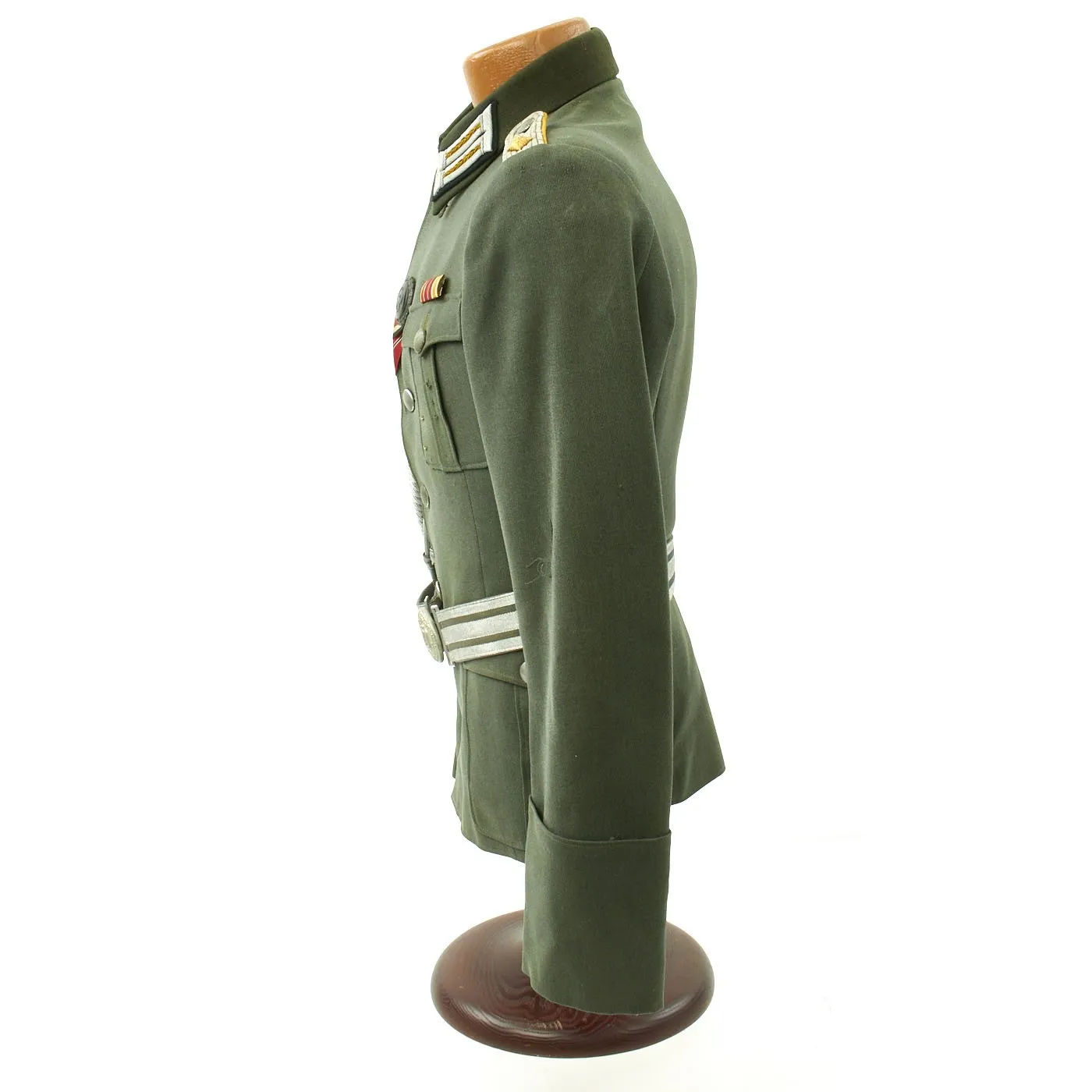 Original German WWII Cavalry Officer Waffenrock Tunic by Bender of Stuttgart