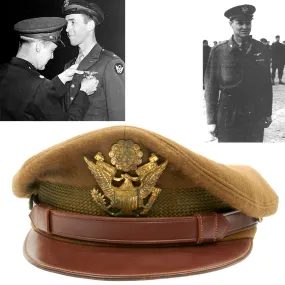 Original U.S. WWII USAAF Officer Crush Cap of Major-General Ramsay Potts