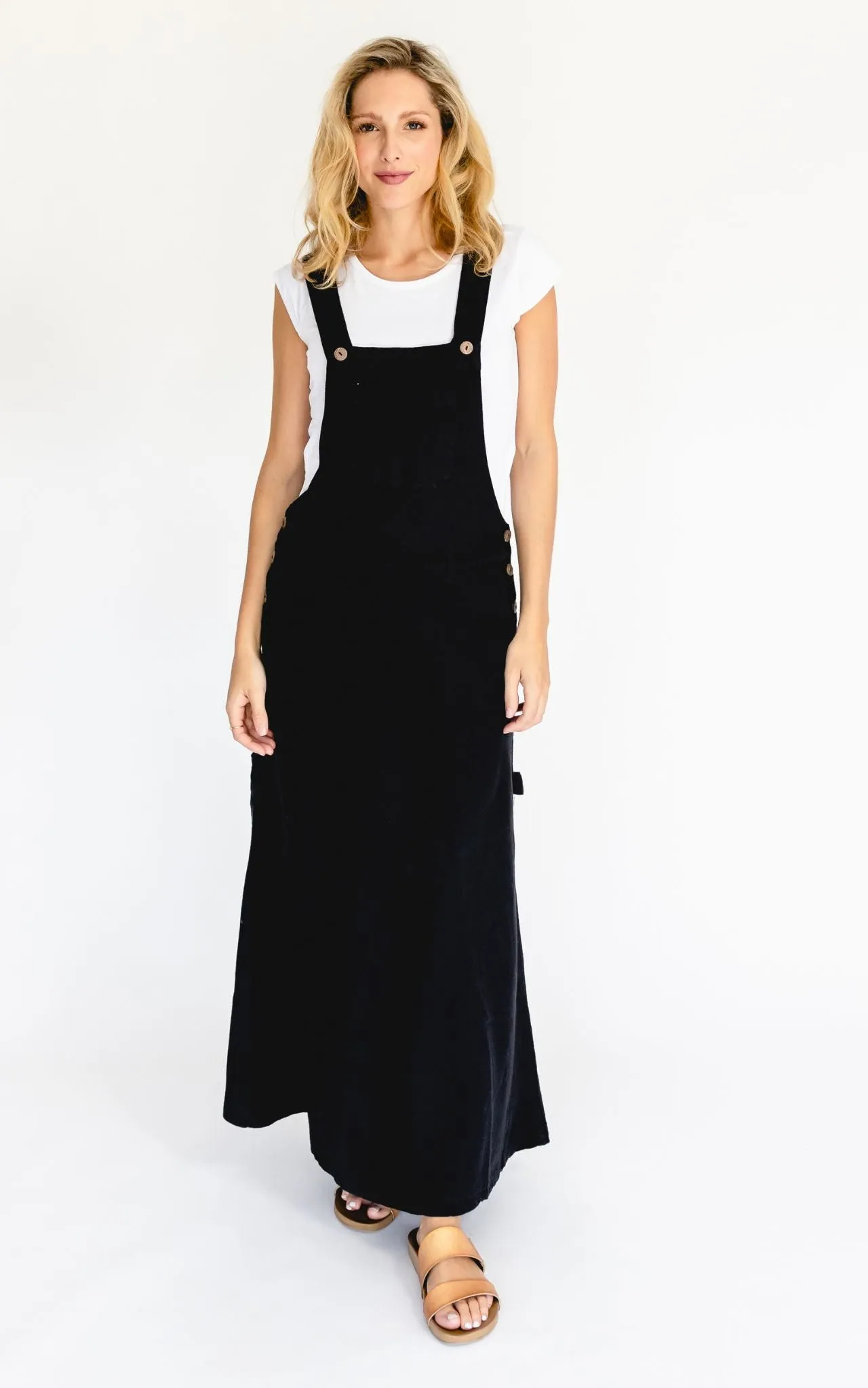 Overall Maxi Dress - Black