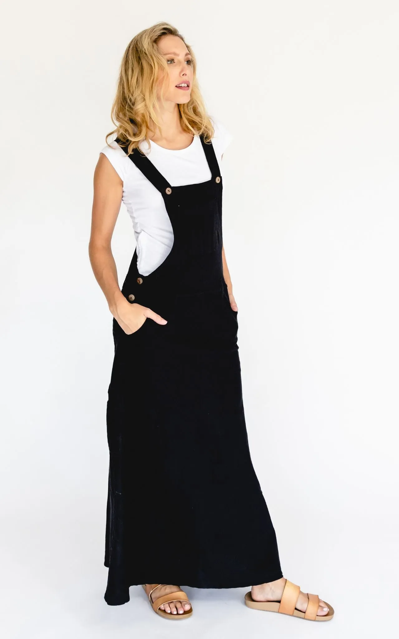 Overall Maxi Dress - Black