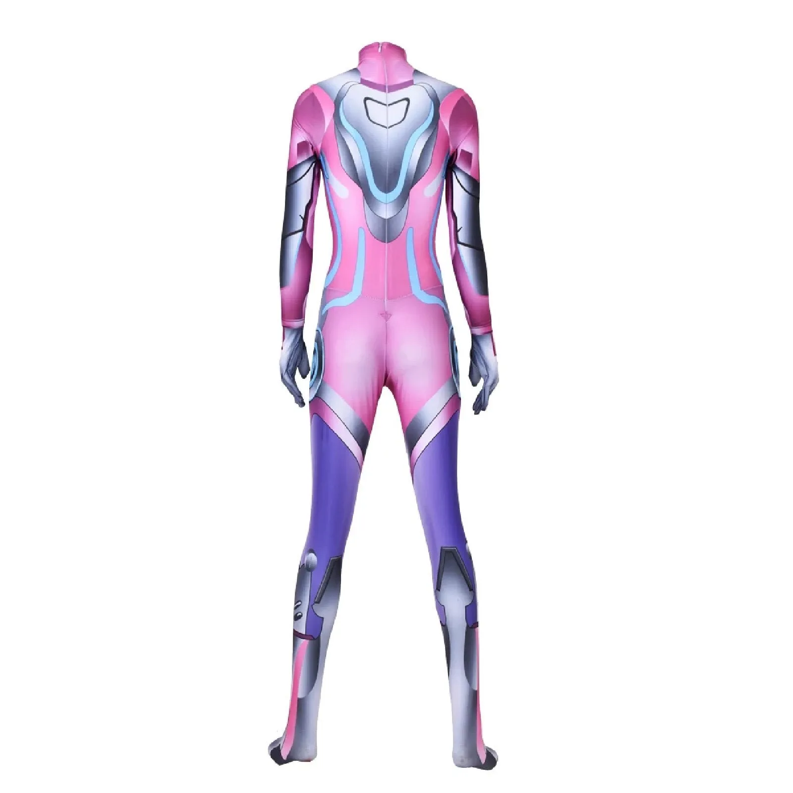 Overwatch' Rocket Girl Futuristic Jumpsuit Cosplay