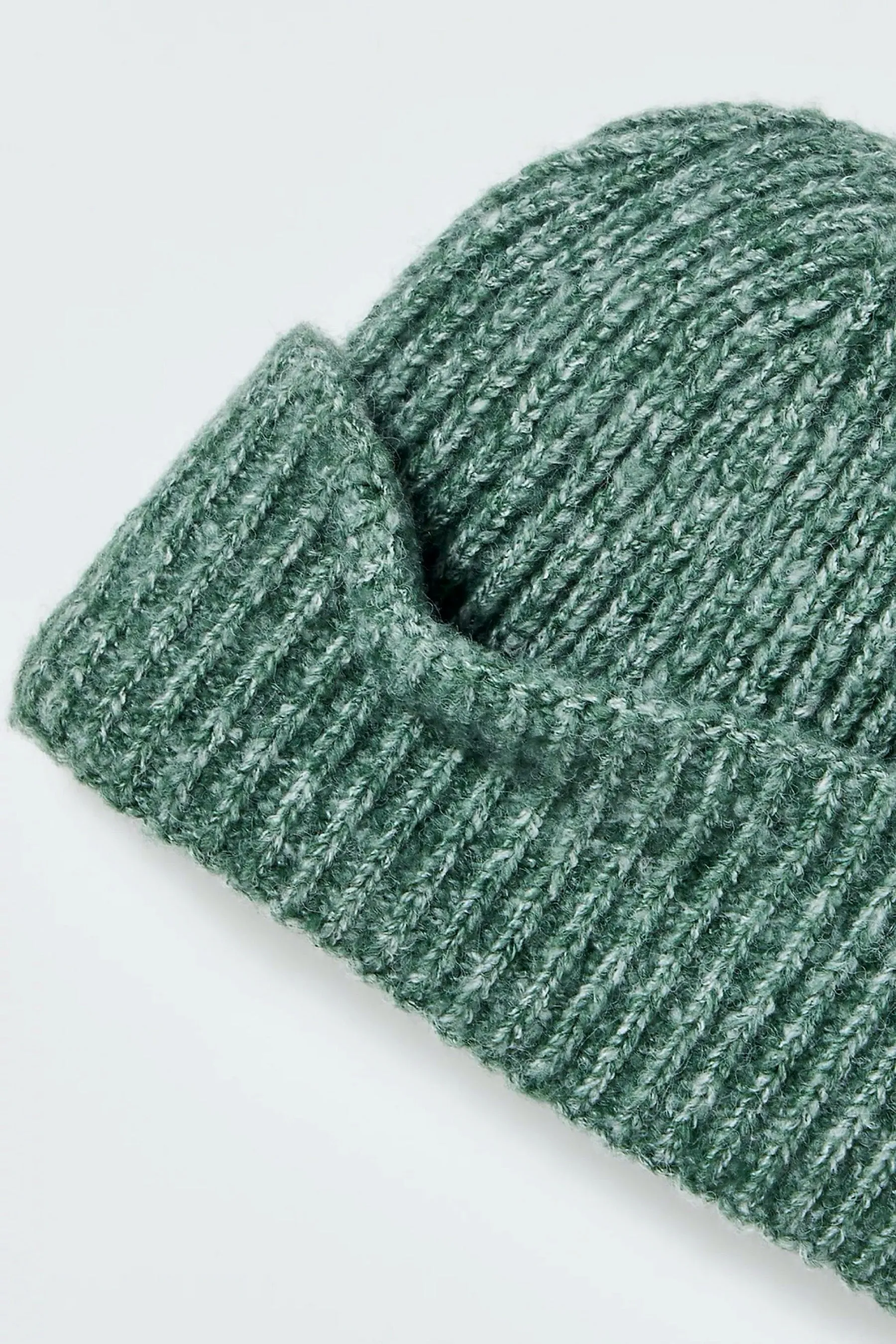 Pine Marled Harbor Ribbed Beanie