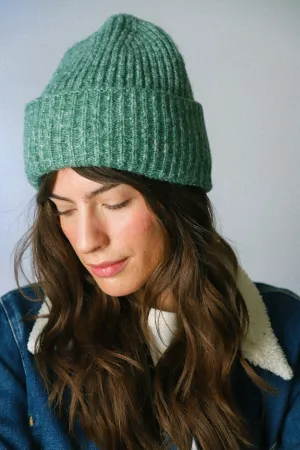 Pine Marled Harbor Ribbed Beanie