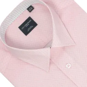 Pink 100% Cotton Non-Iron Long Sleeve Dress Shirts