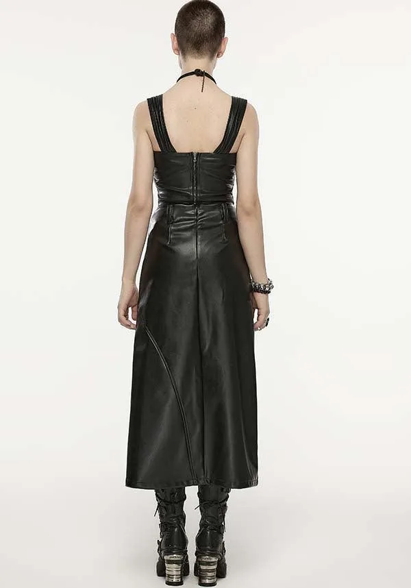 Pleated Faux Leather | TOP*