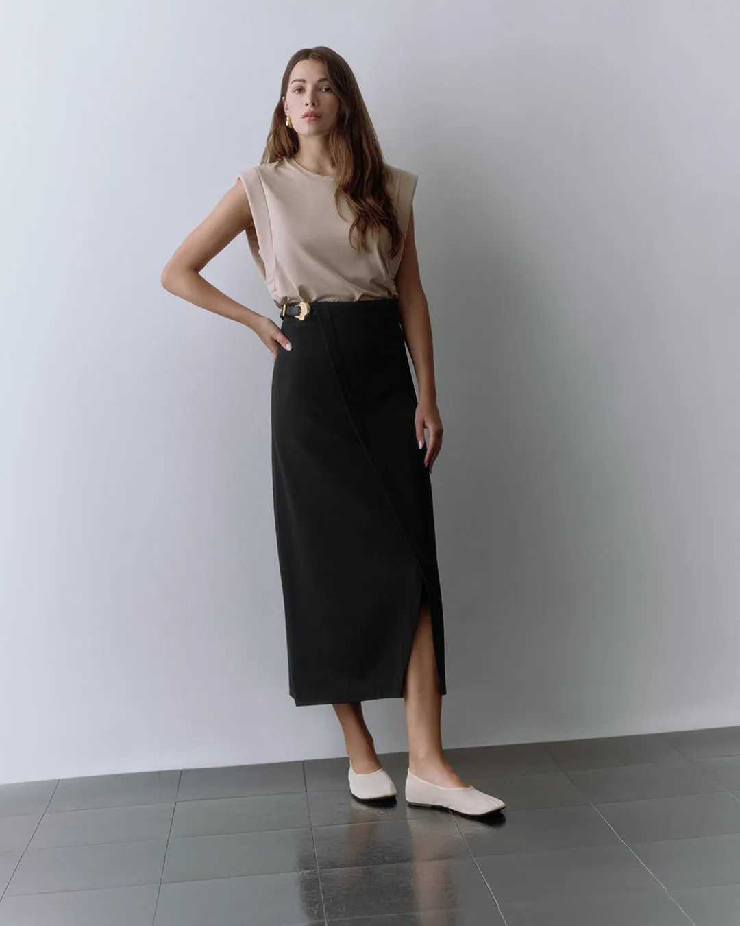 Ponte Pencil Skirt