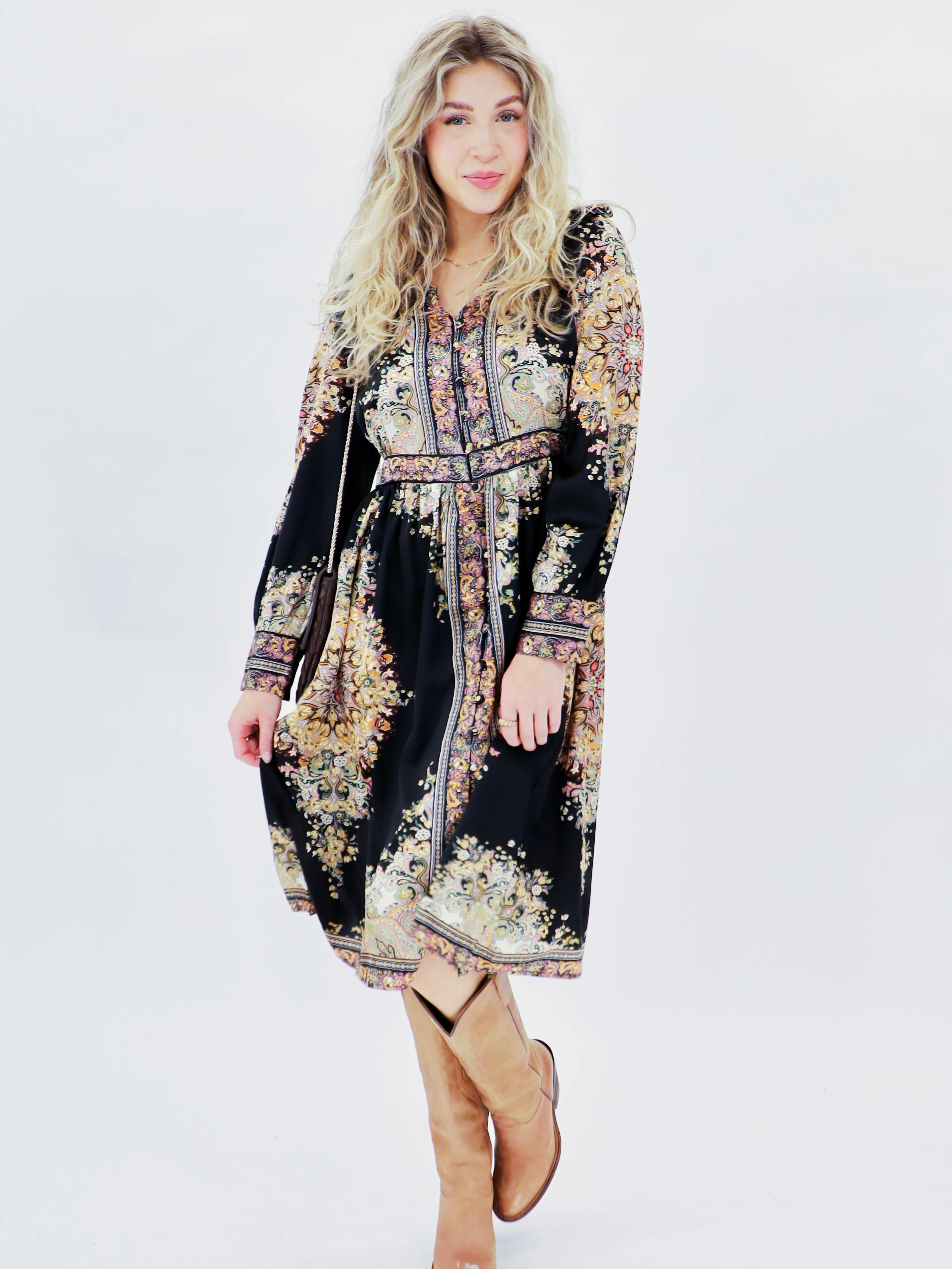 Printed In The Paisley Dress