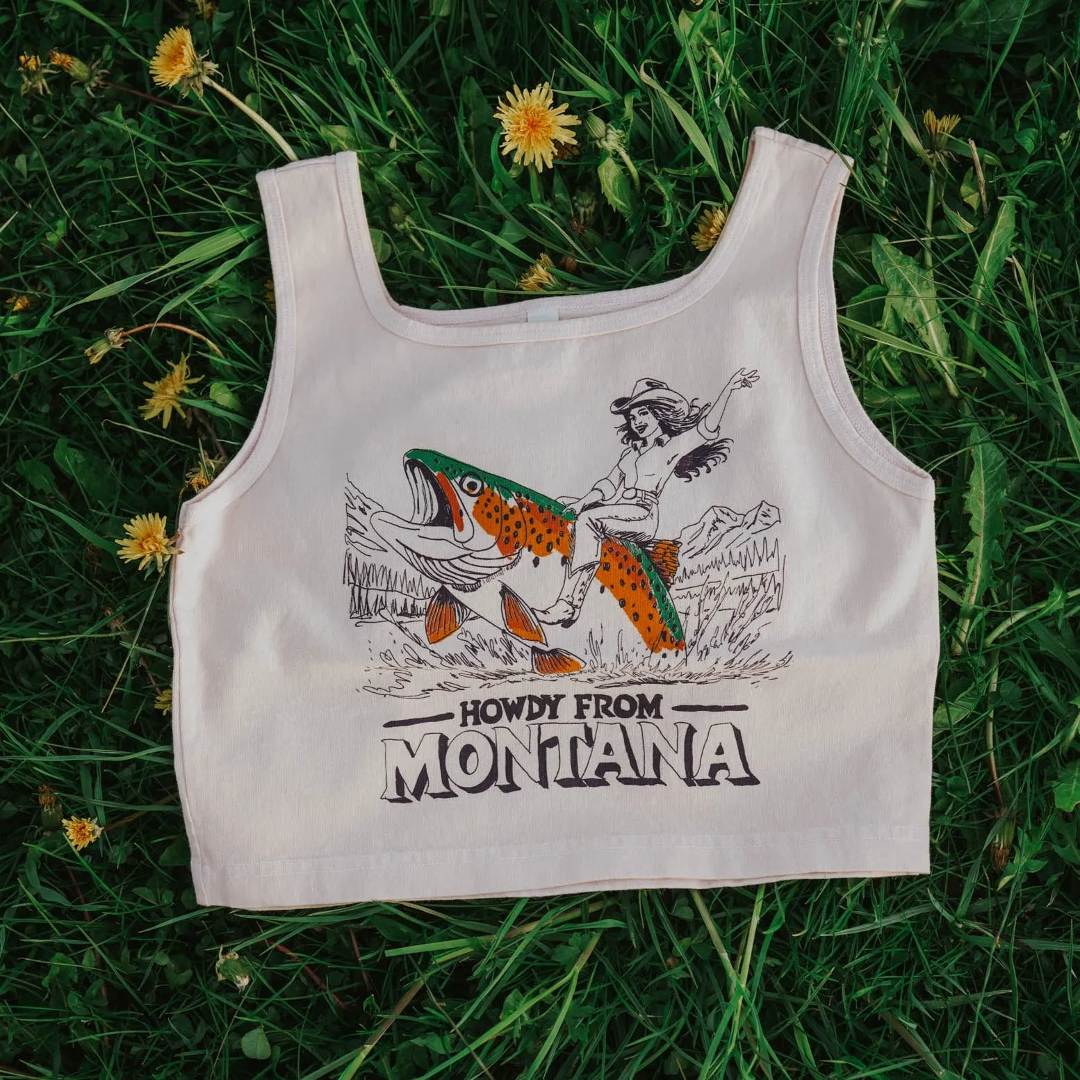 "Howdy From Montana" Boxy Tank