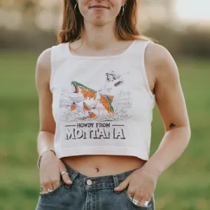 "Howdy From Montana" Boxy Tank