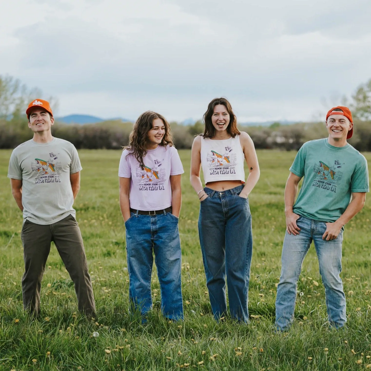 "Howdy From Montana" Boxy Tank