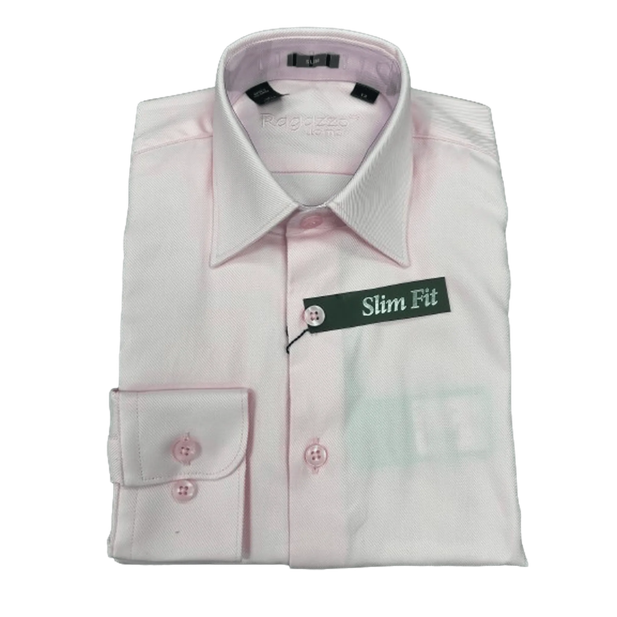 RAGAZZO: Stretch Slim Fit Boy's Dress Shirt