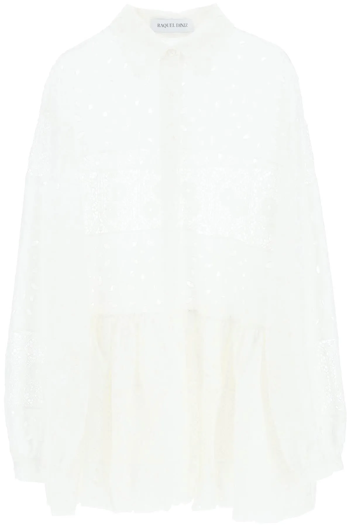 Raquel diniz broderie anglaise chemisier dress