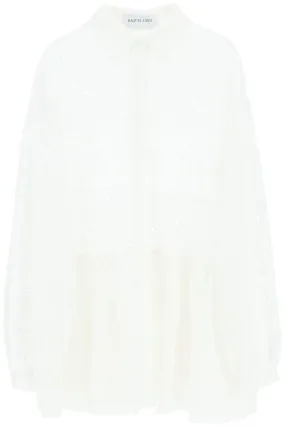 Raquel diniz broderie anglaise chemisier dress