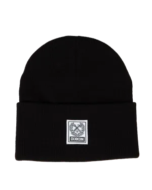 Ribbed Beanie - Black