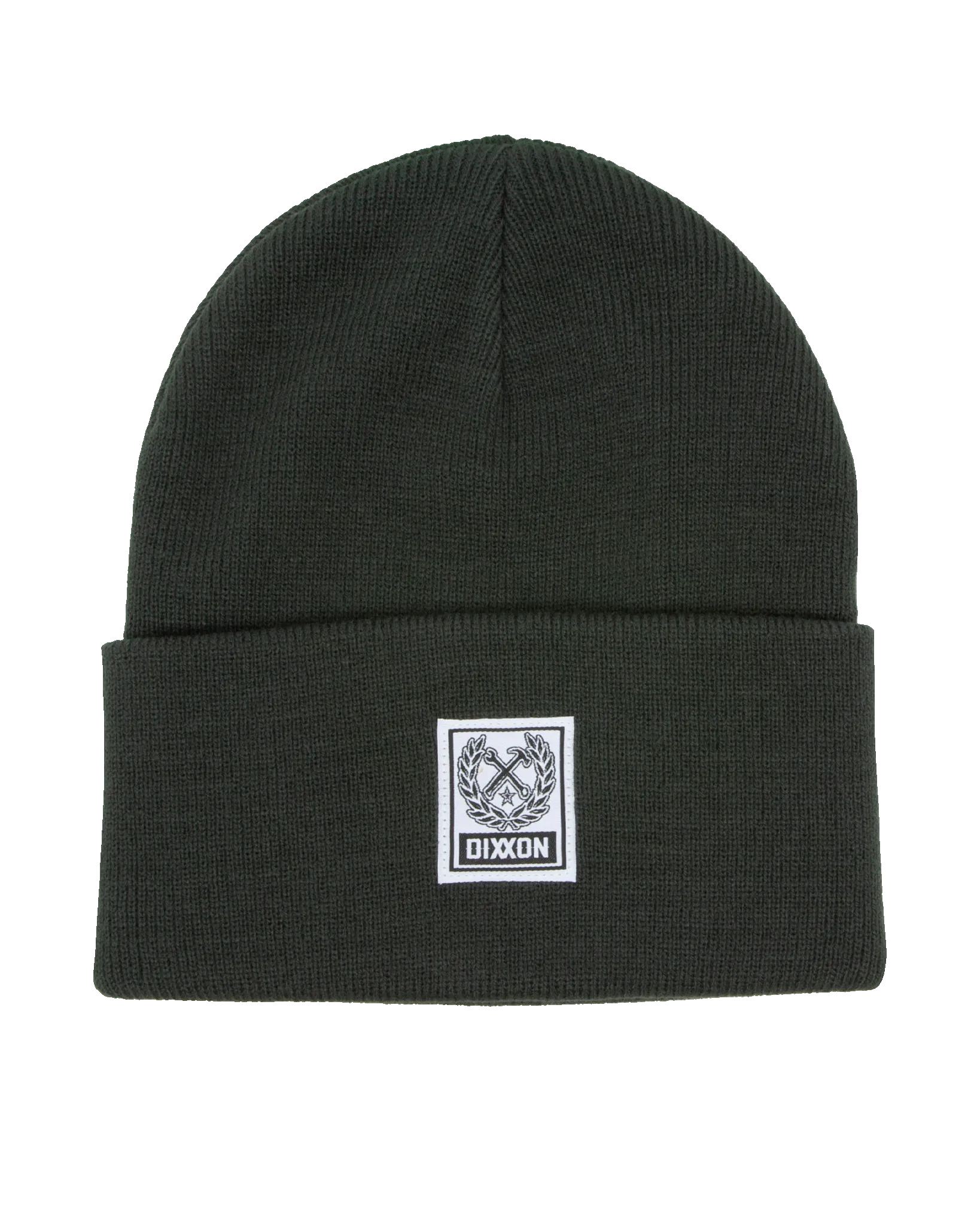 Ribbed Beanie - Pine Green