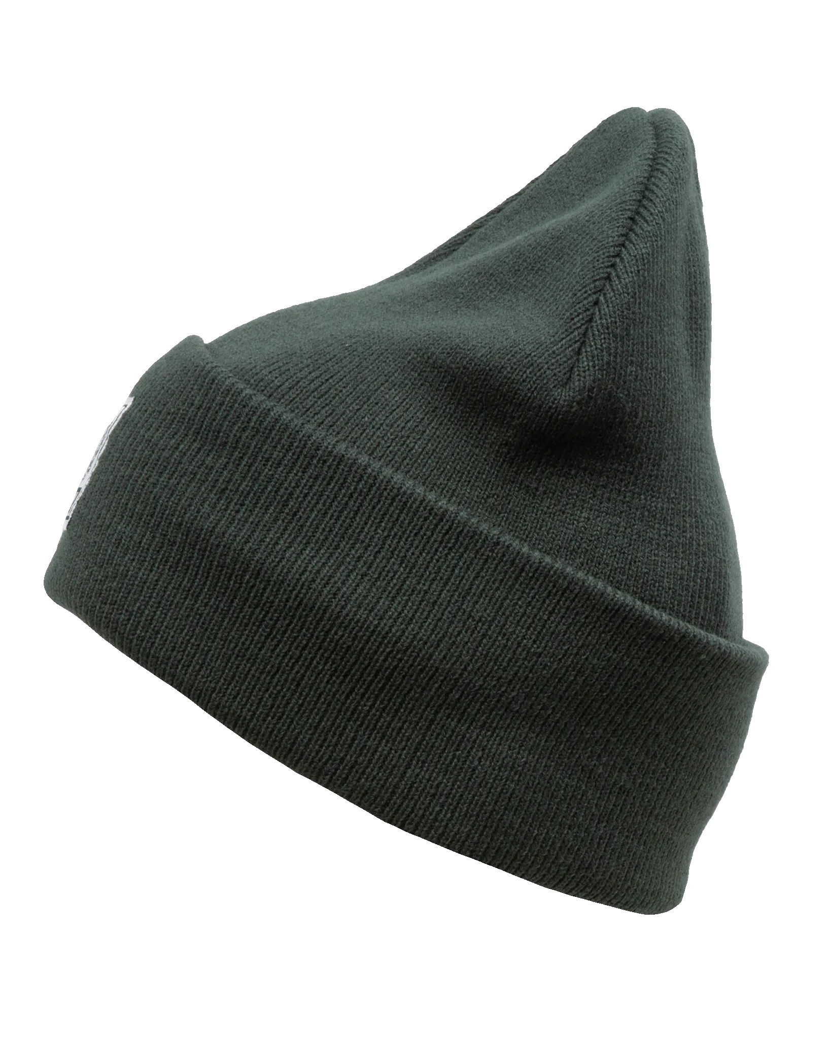 Ribbed Beanie - Pine Green