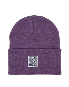 Ribbed Beanie - Purple