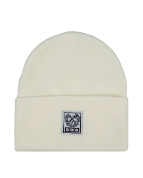 Ribbed Beanie - White