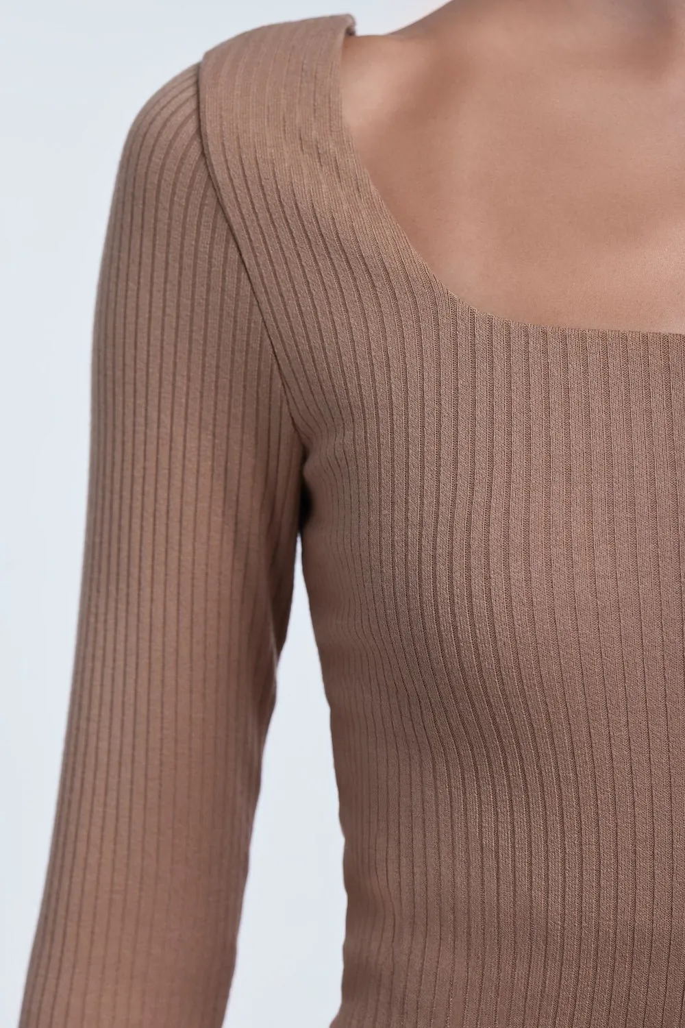 Ribbed Long Sleeve Bodysuit