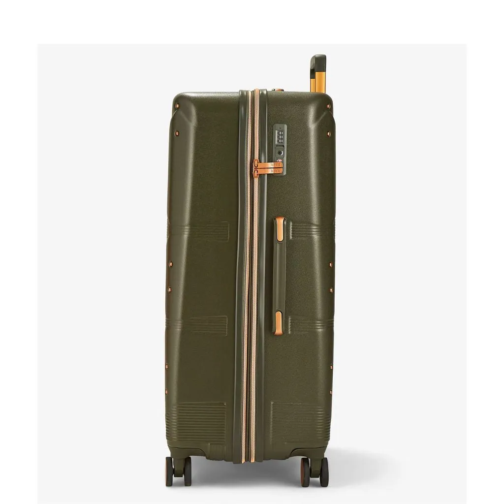 Rock Mayfair 77cm Large Hardsided Exp Luggage - Khaki