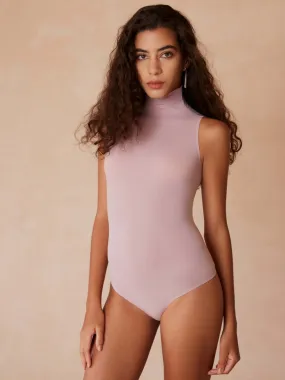 Seamless Sleeveless Mockneck Bodysuit