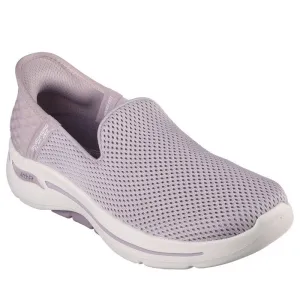 Skechers Go Walk Arch Fit Slip Ins Summer Views Mauve