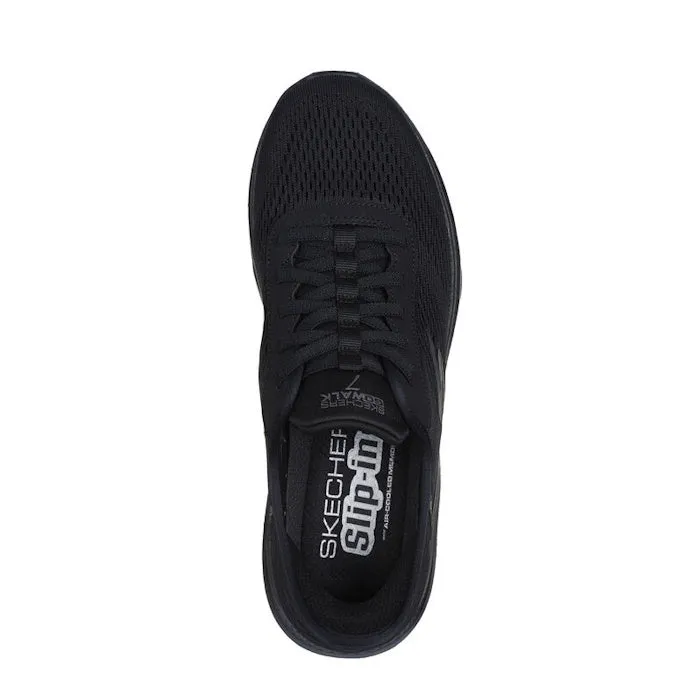 Skechers Mens Go Walk 7 Slip In Free Hand 2 Black Trainer