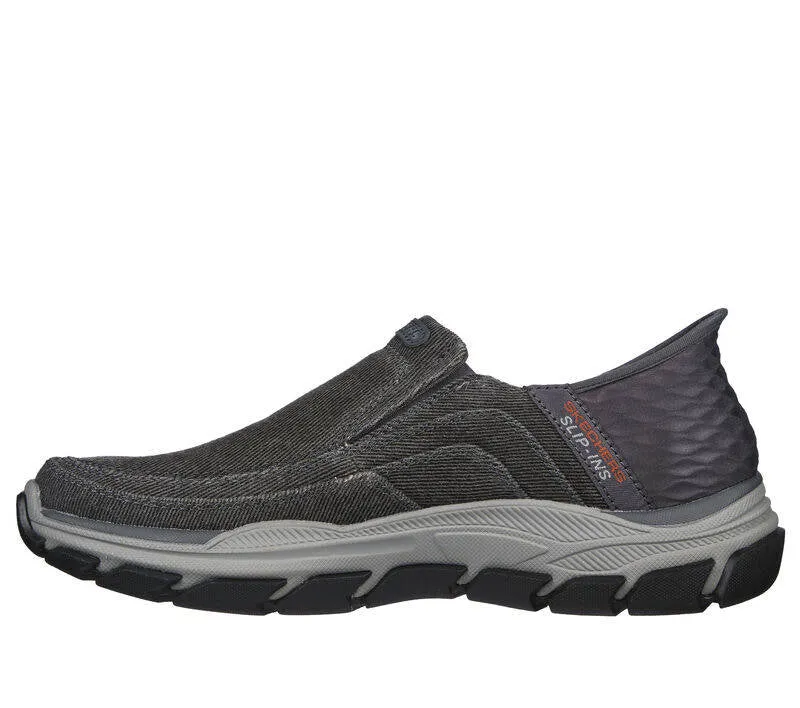 Skechers Mens Slip-ins Relaxed Fit Respected Holmgren Charcoal