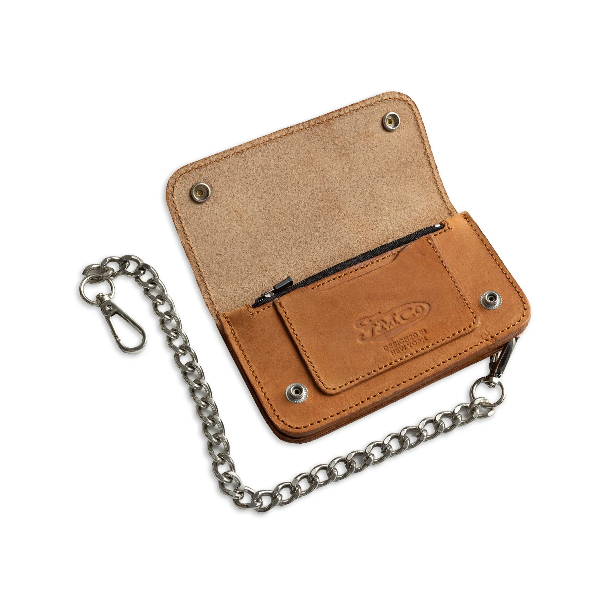 SMALL TRUCKER - Vegetable Tanned Leather Wallet