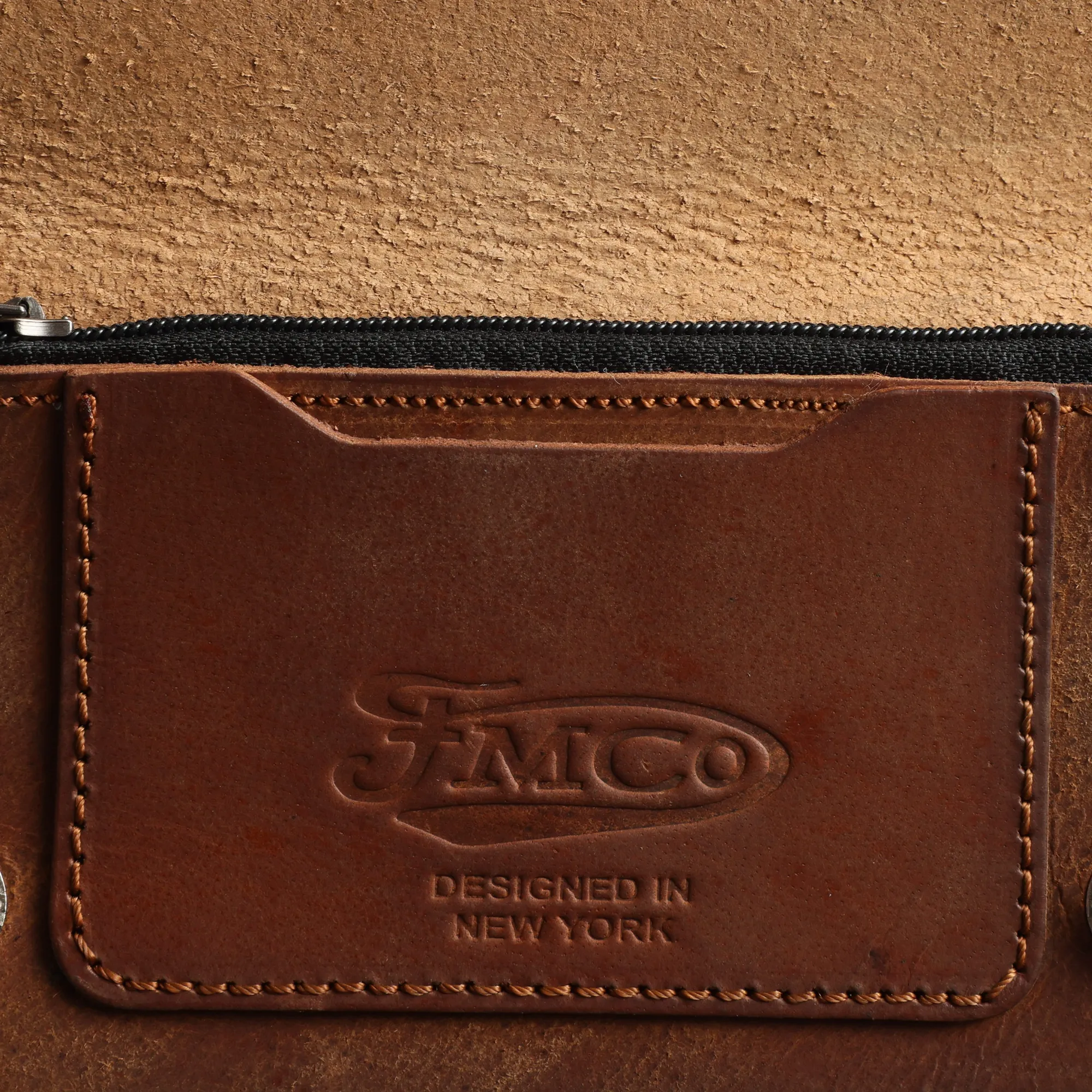 SMALL TRUCKER - Vegetable Tanned Leather Wallet