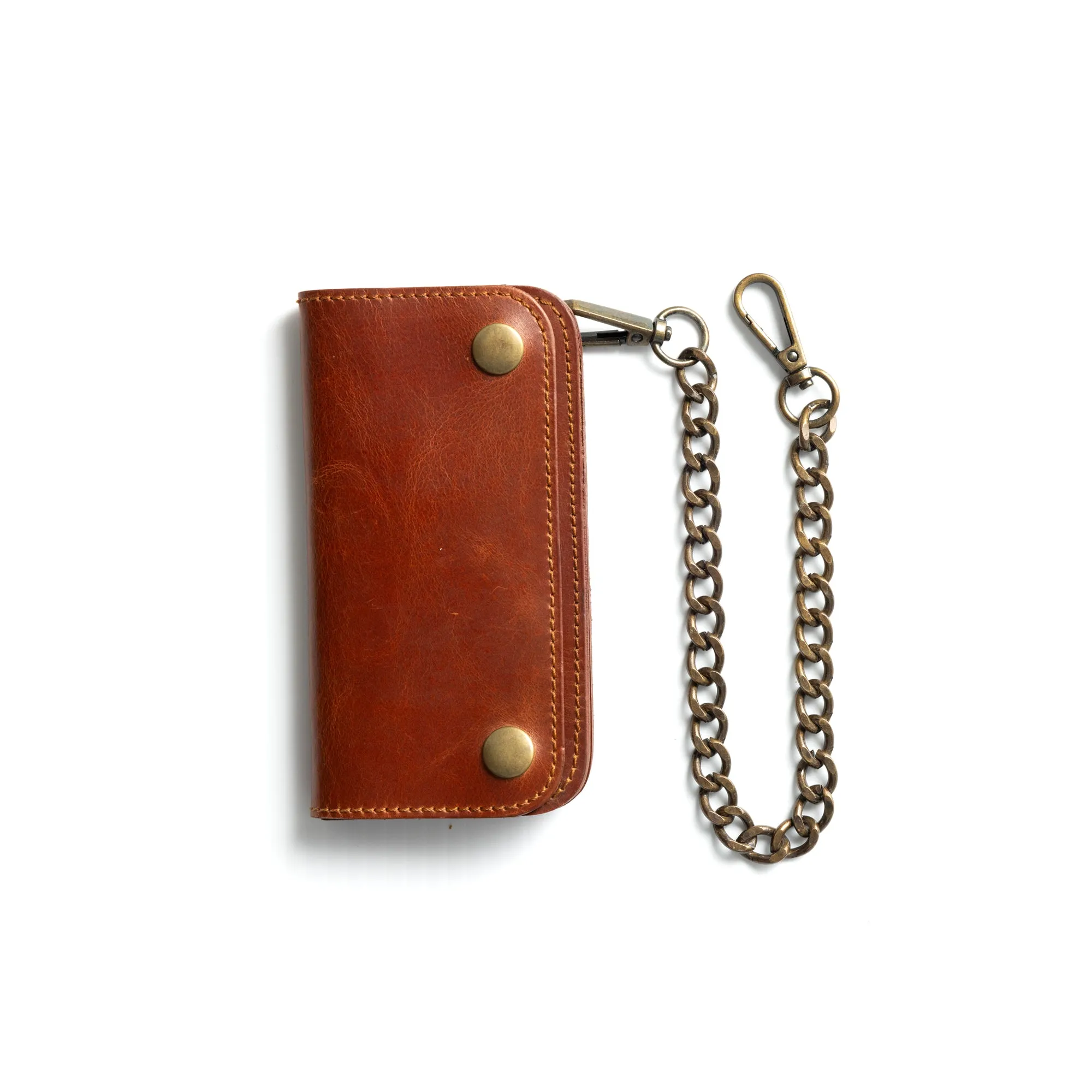 SMALL TRUCKER - Vegetable Tanned Leather Wallet