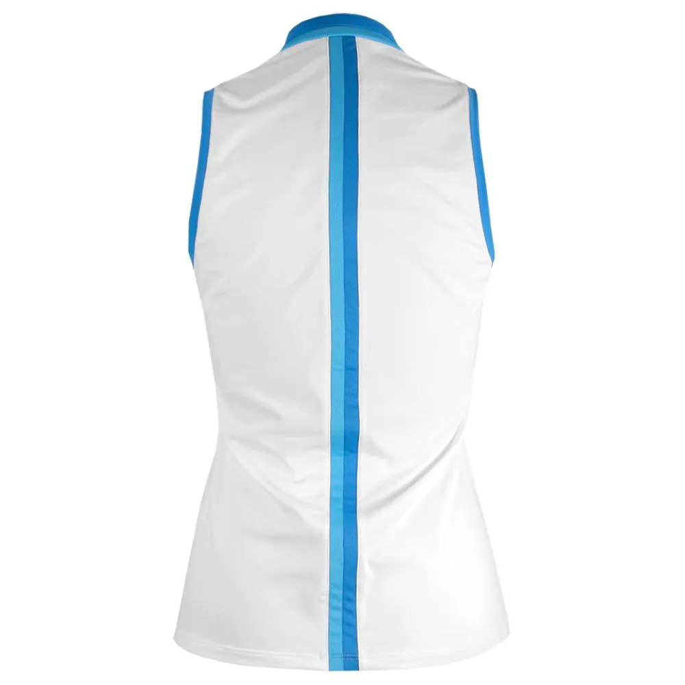 Sofibella Women's New Wave Sleeveless Top - White/Blue