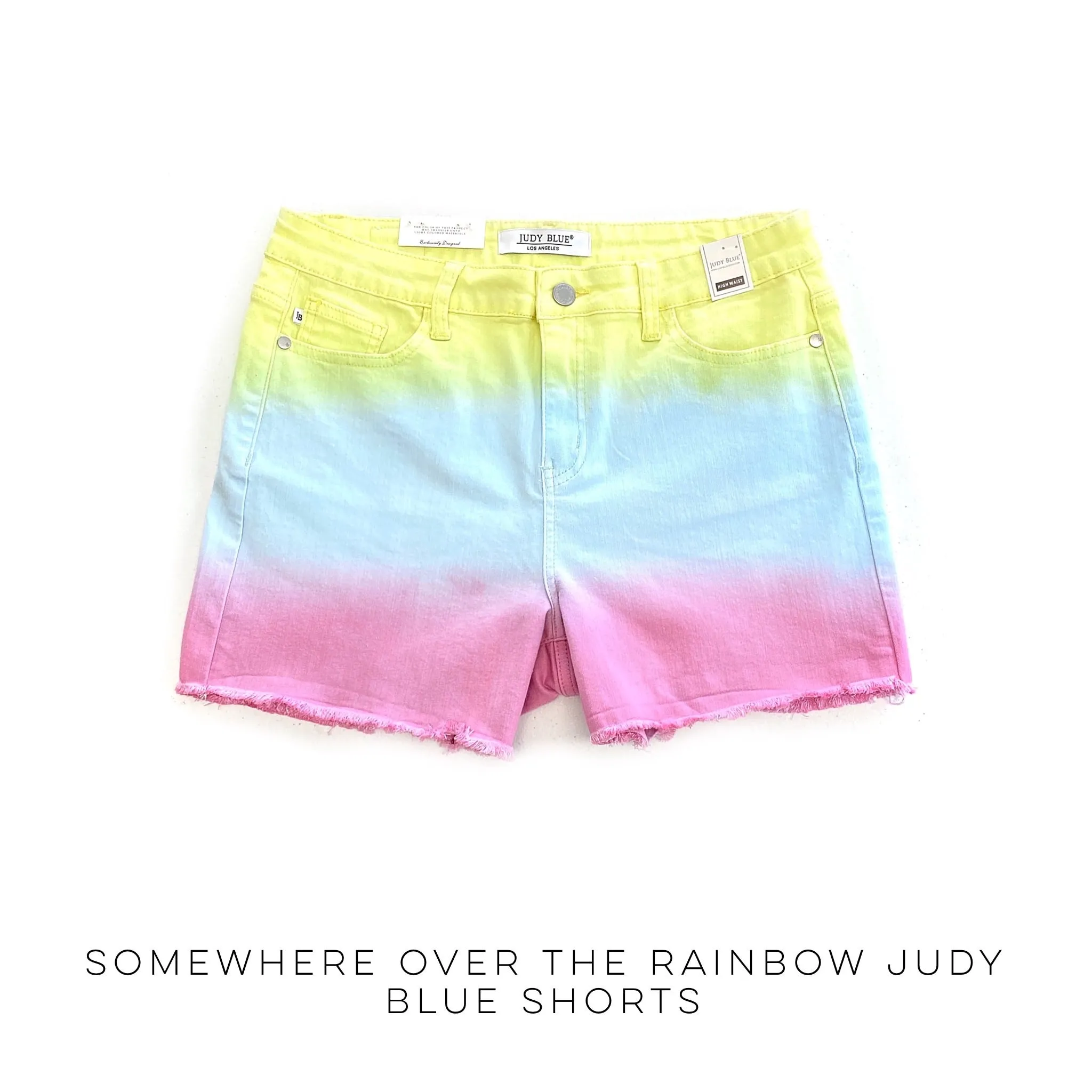 Somewhere Over The Rainbow Judy Blue Shorts [Online Exclusive]