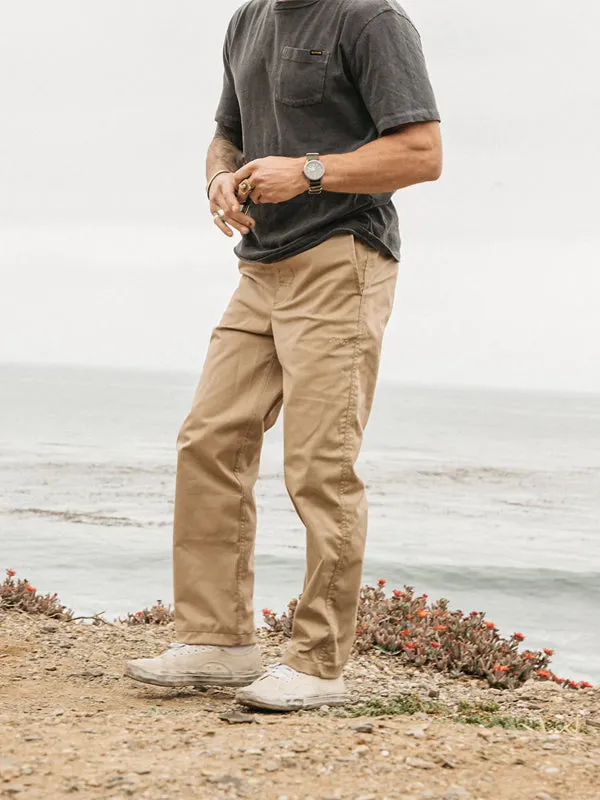 Steamer Chino Pant: Sand (FINAL SALE)