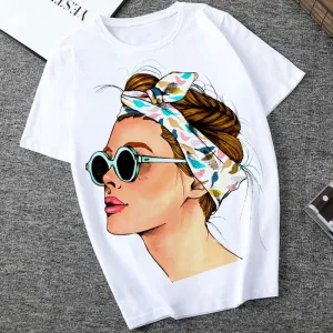 Street-wear Short Sleeve O-Neck T-Shirt