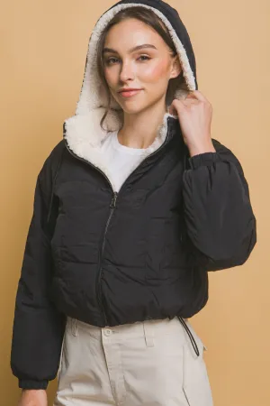 Styles Sherpa Reversible Jacket - Black