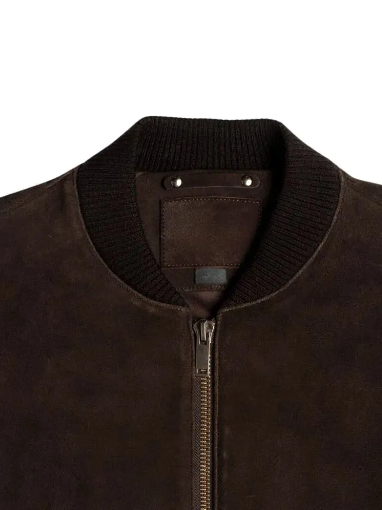 Suede Bomber Jacket