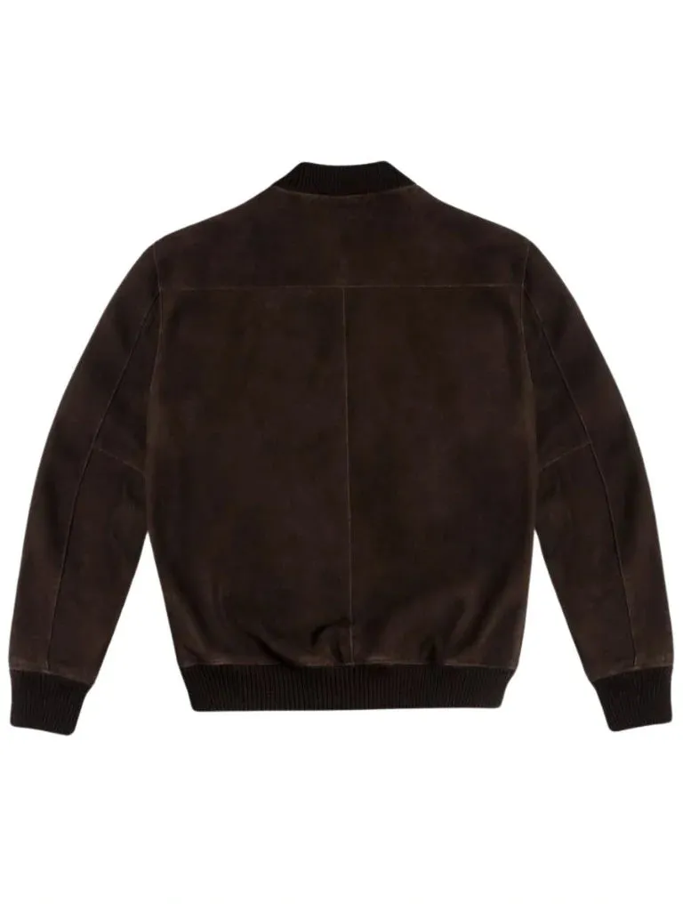 Suede Bomber Jacket