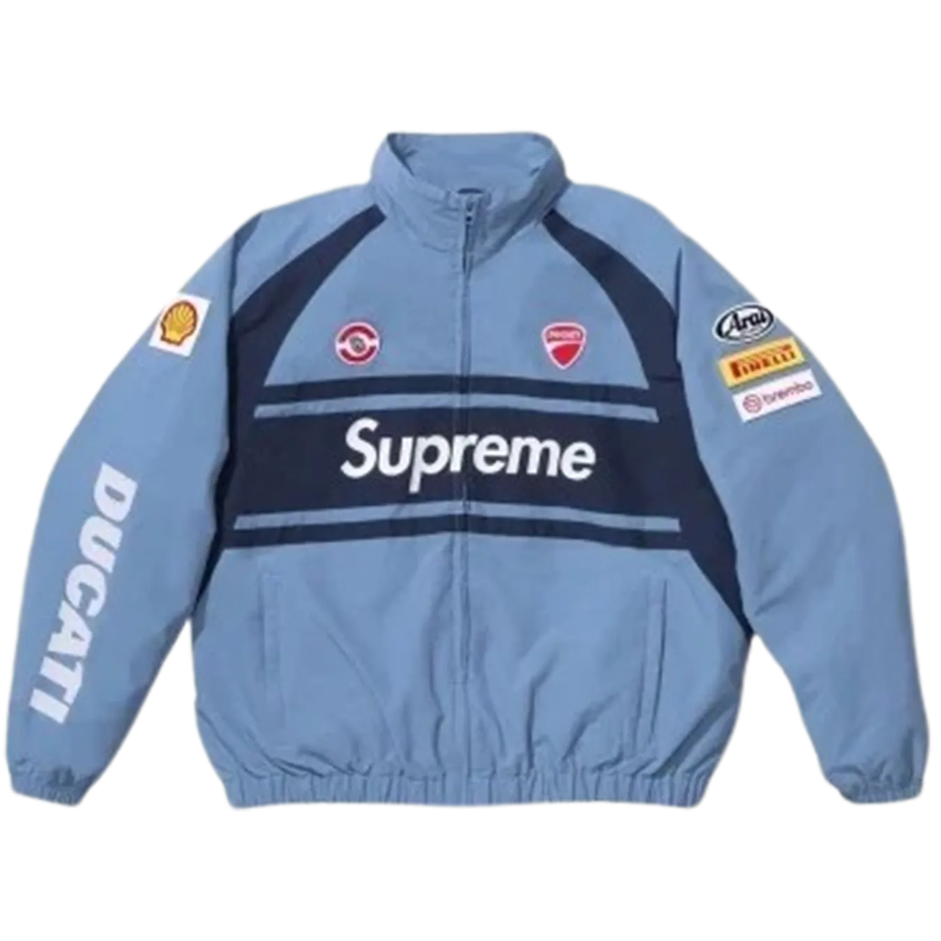 Supreme x Ducati Track Jacket 'Blue'