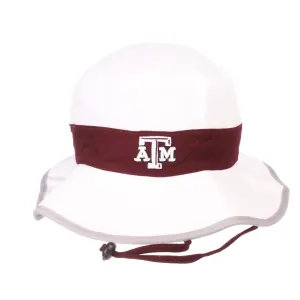 Texas A&M Aggies Zephyr "Centerline" White Low Profile Bucket Hat Cap (L/XL)