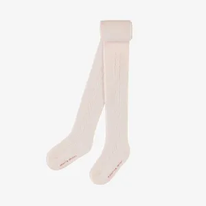 The Pointelle Tights - Cream - KIDS