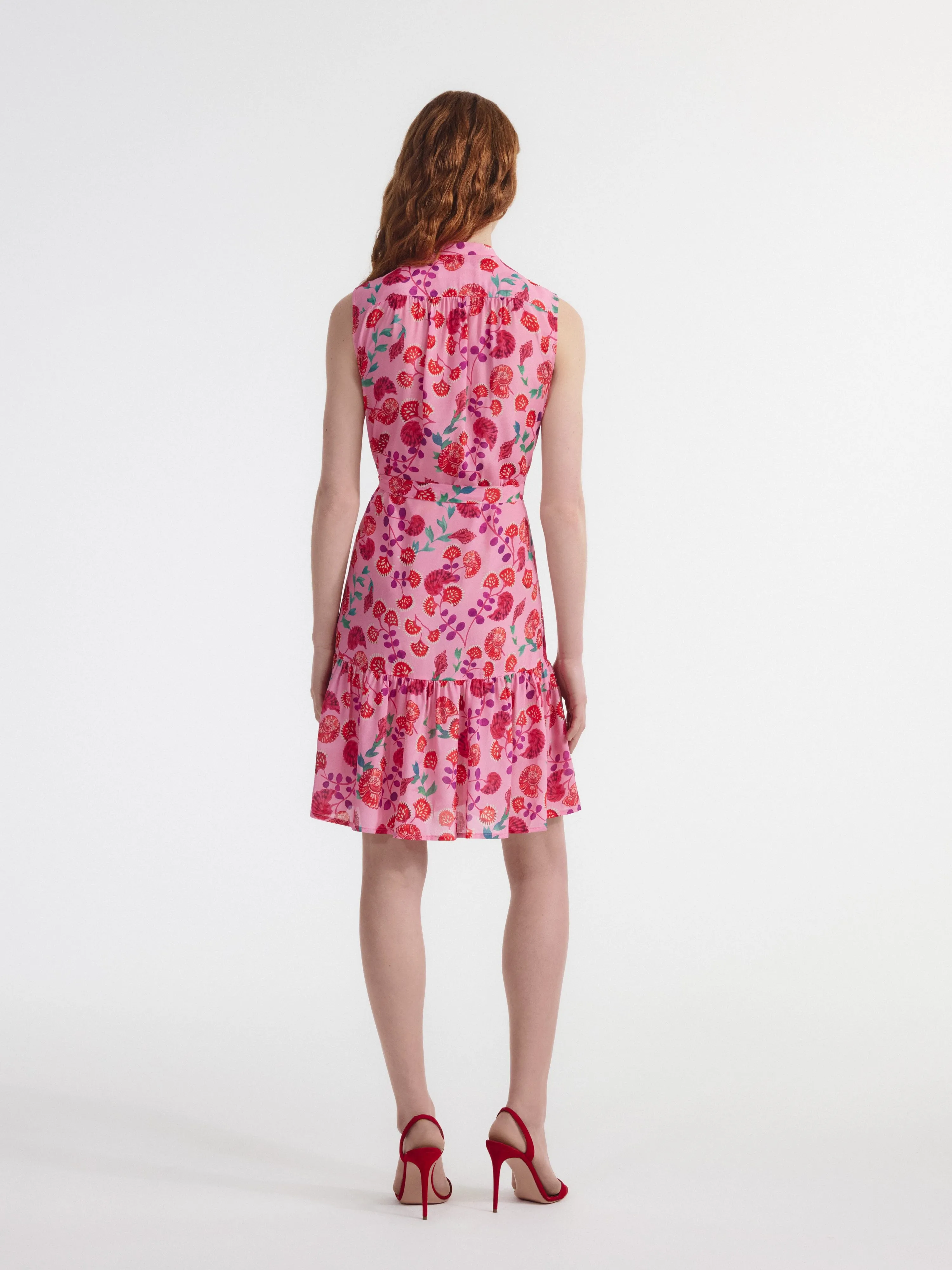 Tilly Dress in Ammonite Rose