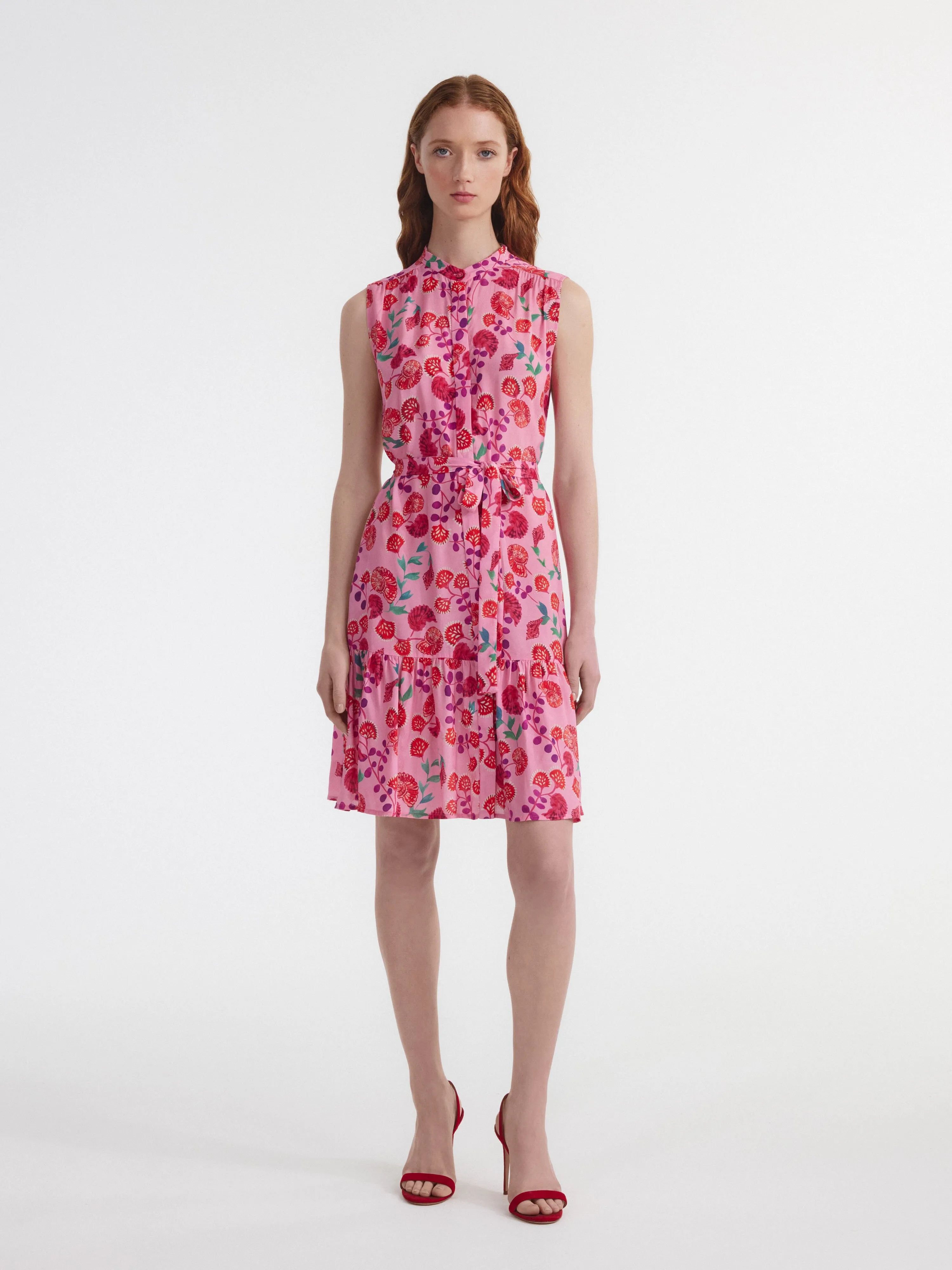 Tilly Dress in Ammonite Rose