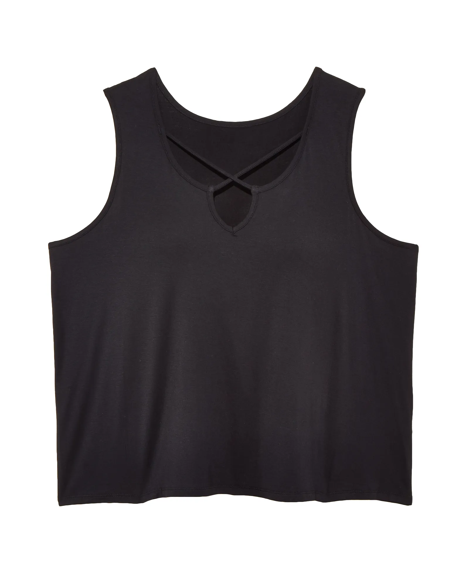 Tina Criss Cross Tank | Black