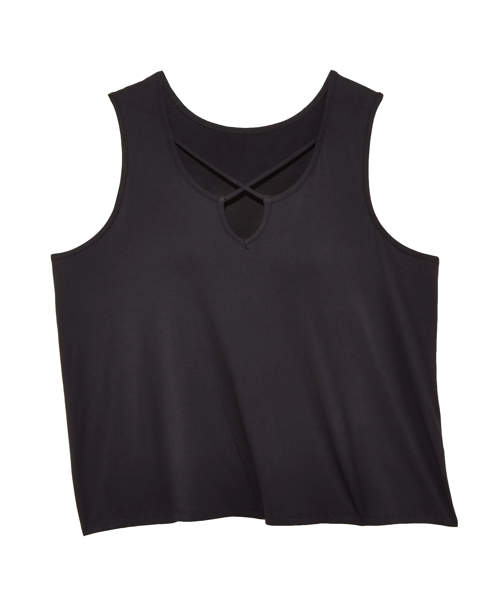 Tina Criss Cross Tank | Black